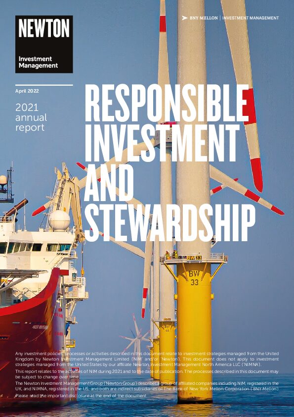 Responsible investment and stewardship annual report