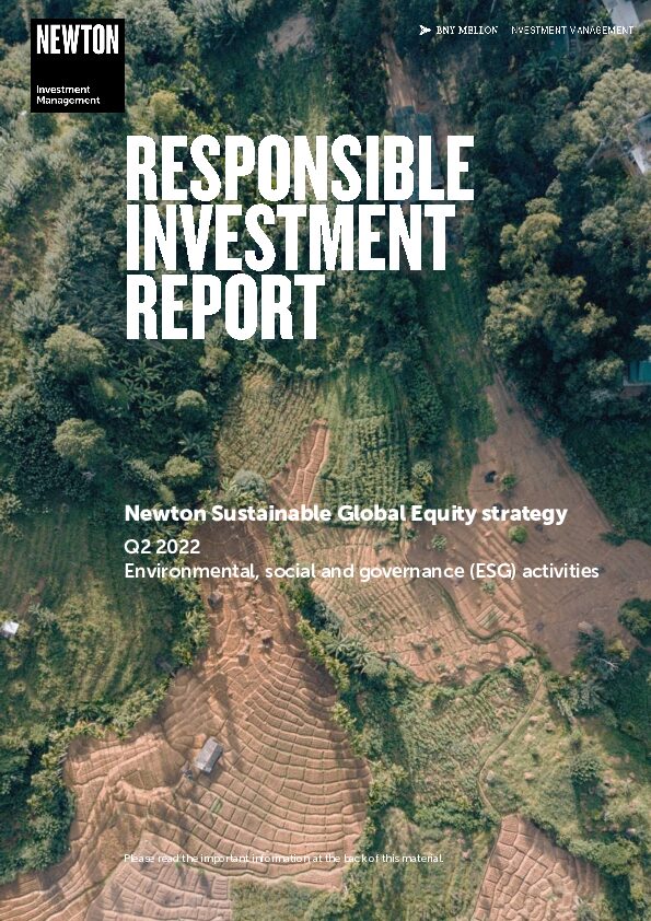 RI report Sustainable global equity