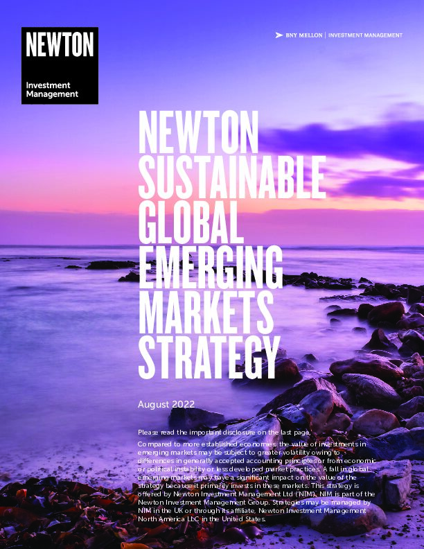 Sustainable Global Emerging Markets brochure