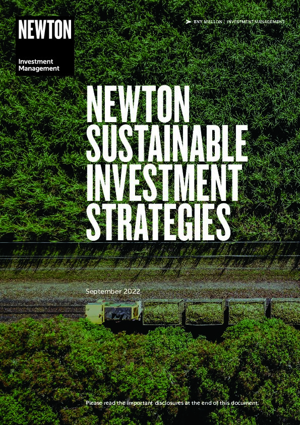 Sustainable investment strategies brochure