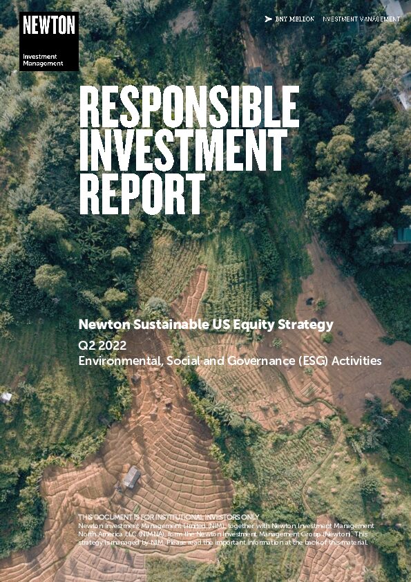 US RI report Sustainable US Equity