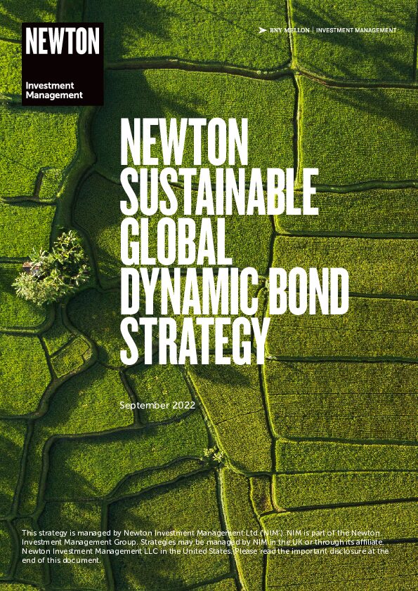 Sustainable Global Dynamic Bond Brochure