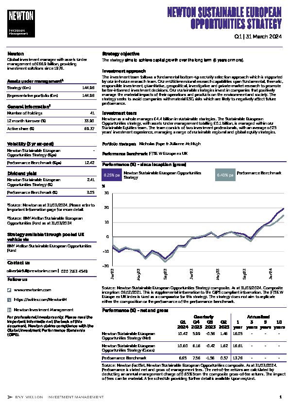 UK Inst Sustainable European Opportunities strategy factsheet